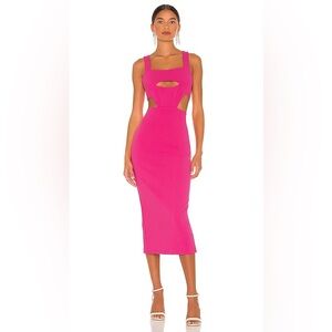 ATOIR - THE VISTA DRESS IN WILD PINK